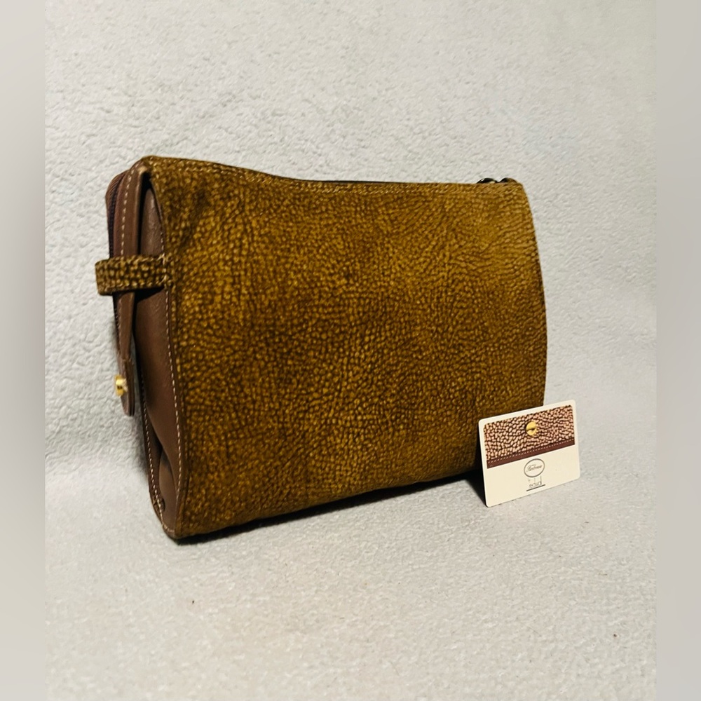 Borbonese Quail Suede Clutch - Picture 7 of 12